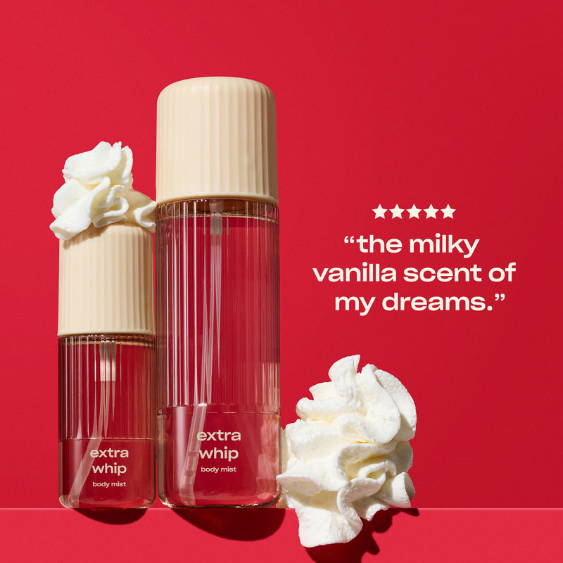 EXTRA WHIP - VANILLA & WHIPPED CREAM BODY MIST