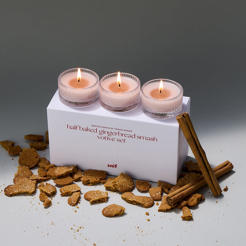 Half Baked Gingerbread Smash Votive Set