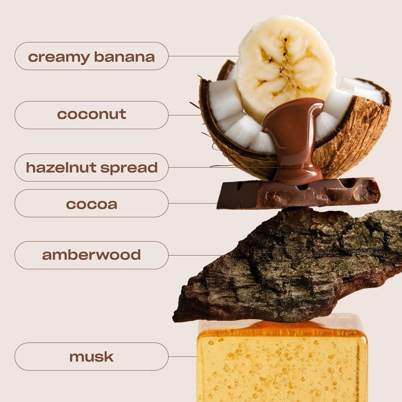 HAZEL SPLIT - HAZELNUT CHOCOLATE BANANA BODY MIST