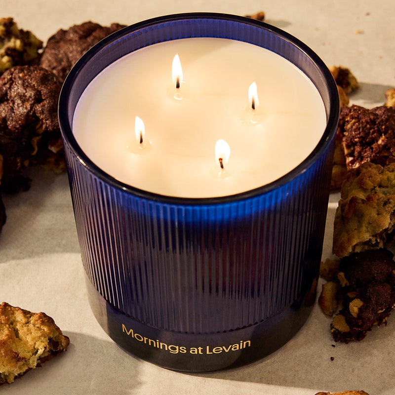 Mornings at Levain Candle