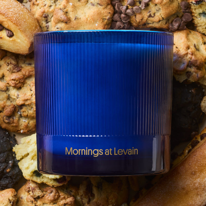 Mornings at Levain Candle
