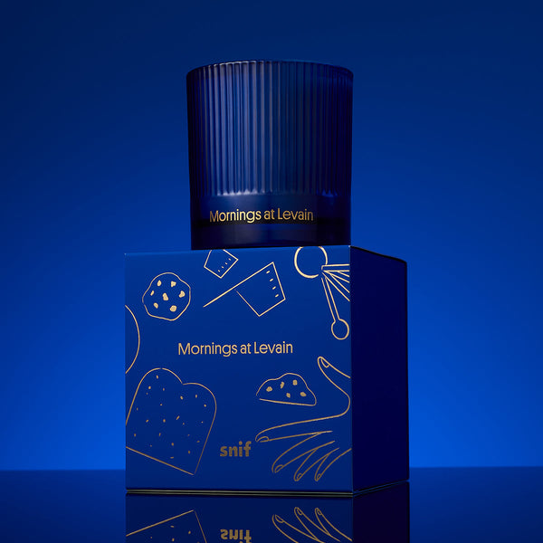 Mornings at Levain Candle