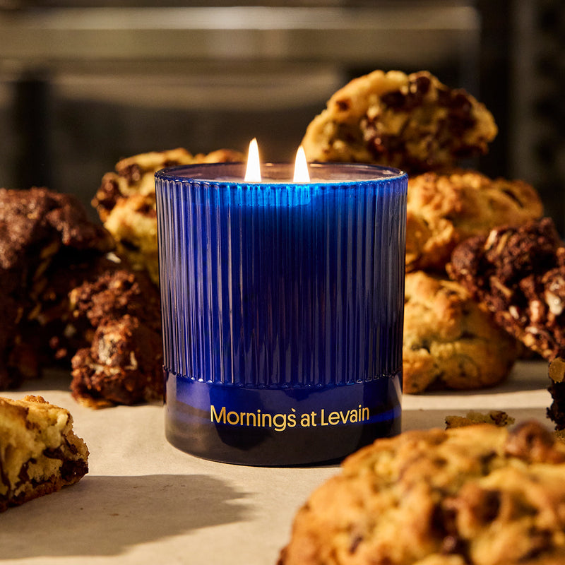 Mornings at Levain Candle