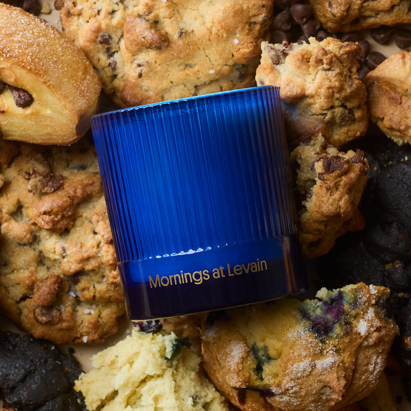 Mornings at Levain Candle