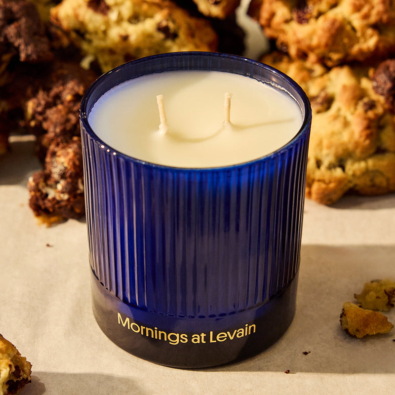 Mornings at Levain Candle