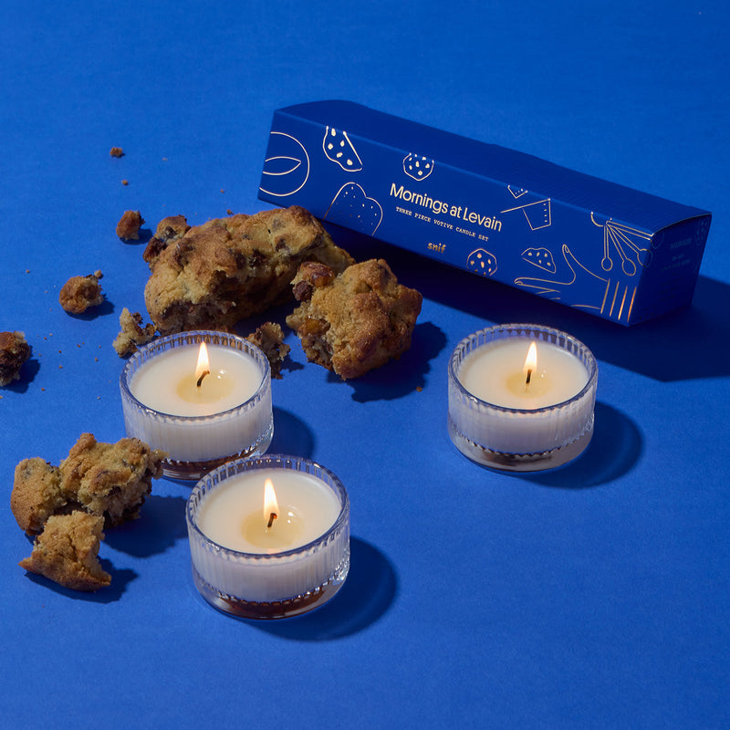 Mornings at Levain Votive Set