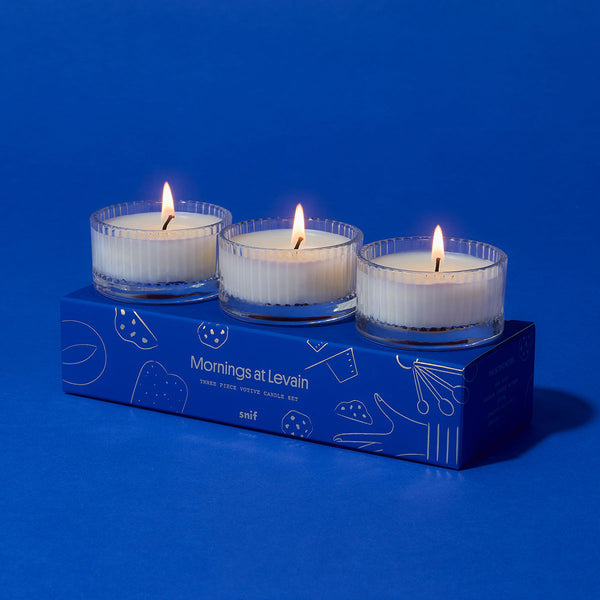 Mornings at Levain Votive Set