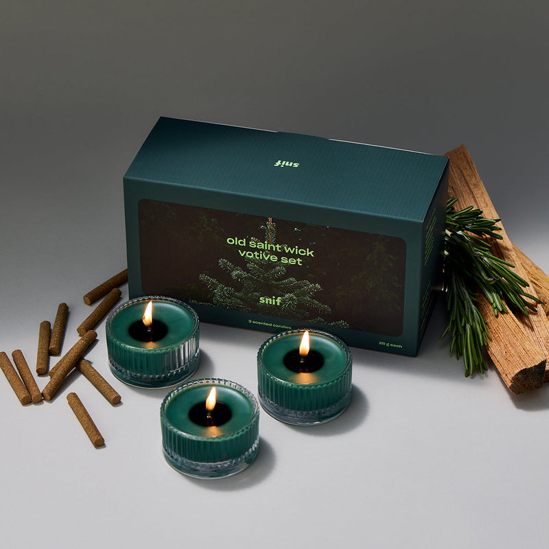 Old Saint Wick Votive Set