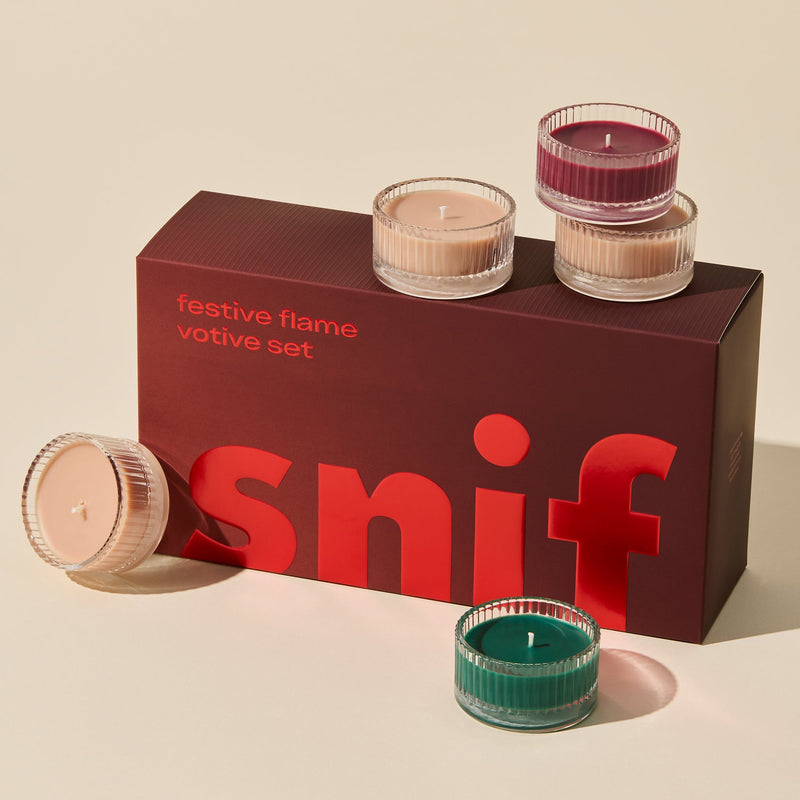 Festive Flame Votive Set