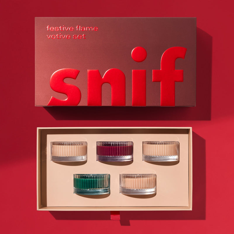 Festive Flame Votive Set