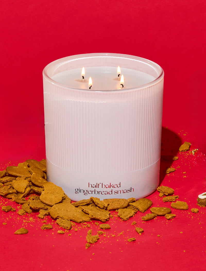 Half Baked Gingerbread Smash Candle