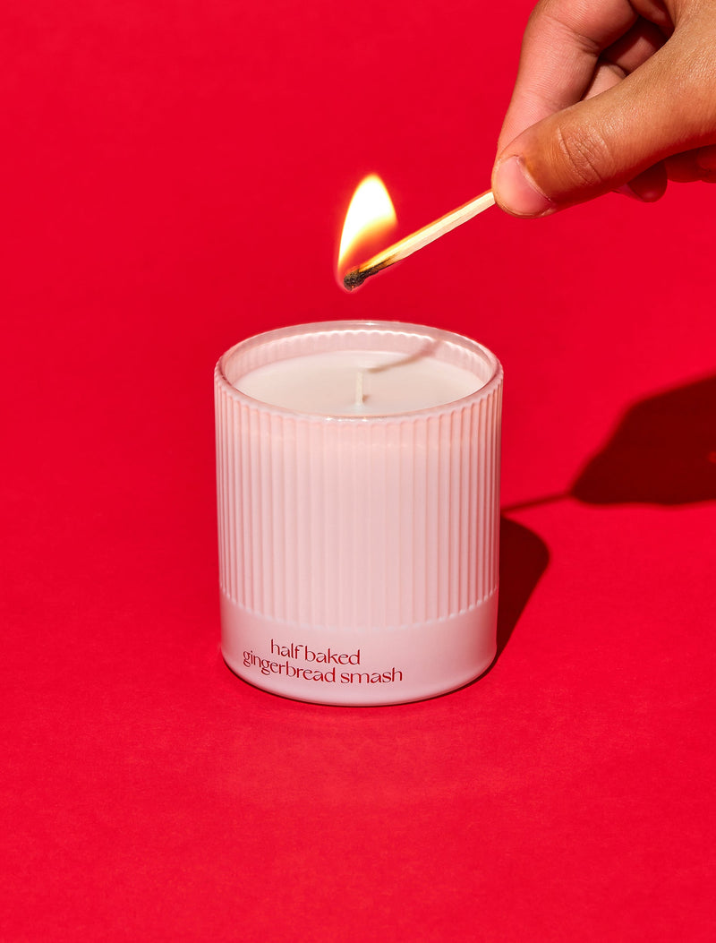 Half Baked Gingerbread Smash Candle