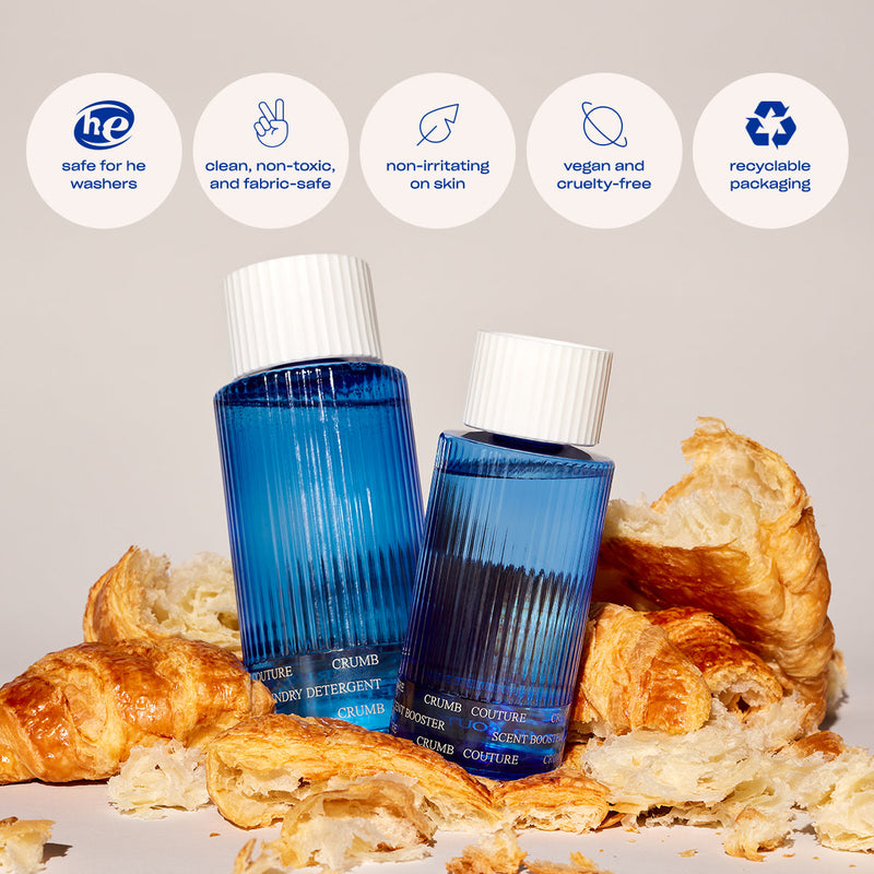 CRUMB COUTURE - CROISSANT LAUNDRY DETERGENT AND SCENT BOOSTER STARTER PACK